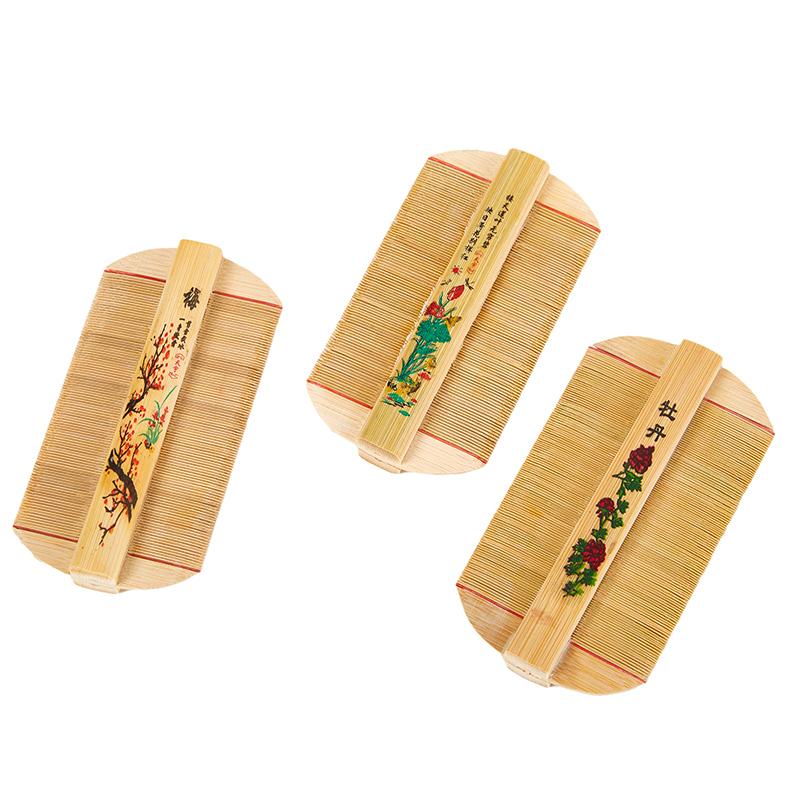 Китайский традиционный бамбуковый гребень, расческа ручной работы, средство для удаления зуда, скребок, блох, гребней, средства для ухода за волосами, аксессуары для красоты