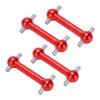 4 шт. алюминиевый сплав собачья кость приводной вал набор для Tamiya TT01 TT02 RC Car Upgrade PartsRed