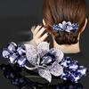 Trendy Flower Headwear Crystal For Girls Spring Clips Women Hair Clips Korean Barrettes Hairpins