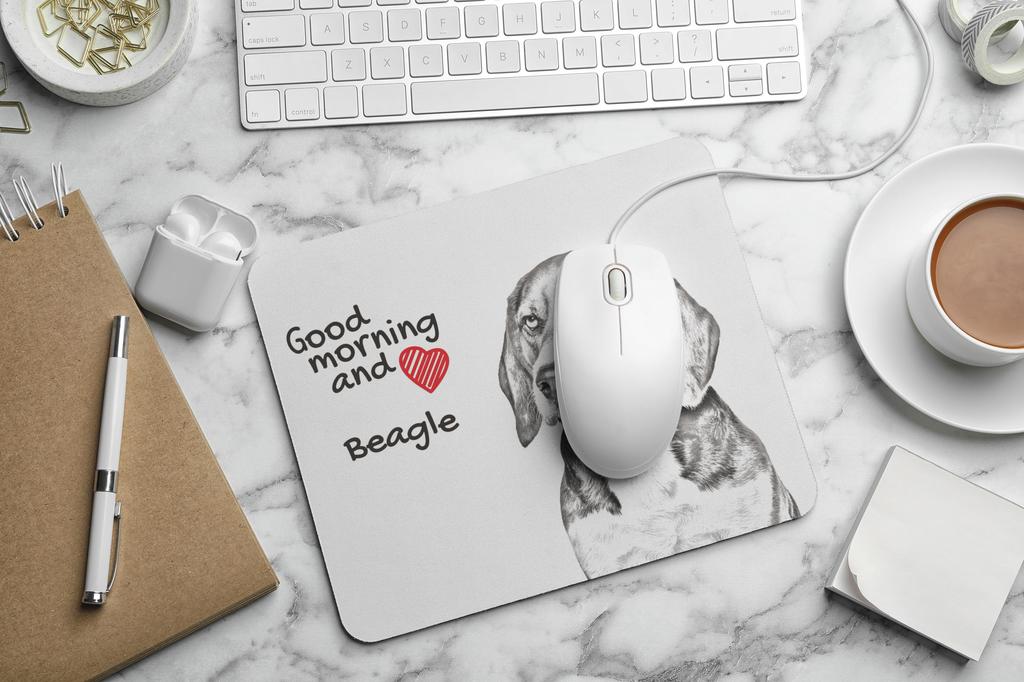 Beagle – Mouse pad with print, personalized dog-themed mouse pad | Art-Dog