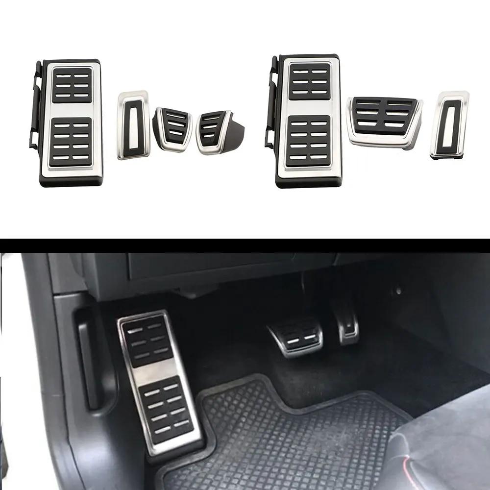 Чехол на педаль из нержавеющей стали для Volkswagen VW Golf 7 8 GTi MK7 Polo A05 Passat B8 Skoda Kodiaq Rapid Octavia 5E 5F A7 2014-2023