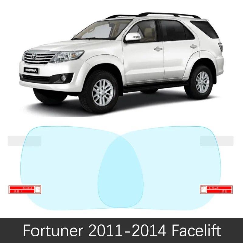 Полная защита от запотевания, непромокаемая пленка для Toyota Fortuner 2005-AN50 AN60 AN150 AN160 Hilux SW4 SR5 Защитное зеркало заднего вида