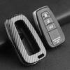 Чехол для ключа Toyota Camry 8-го поколения, Prado Land Cruiser CHR Levin, автомобильная накладка с текстурой углеродного волокна