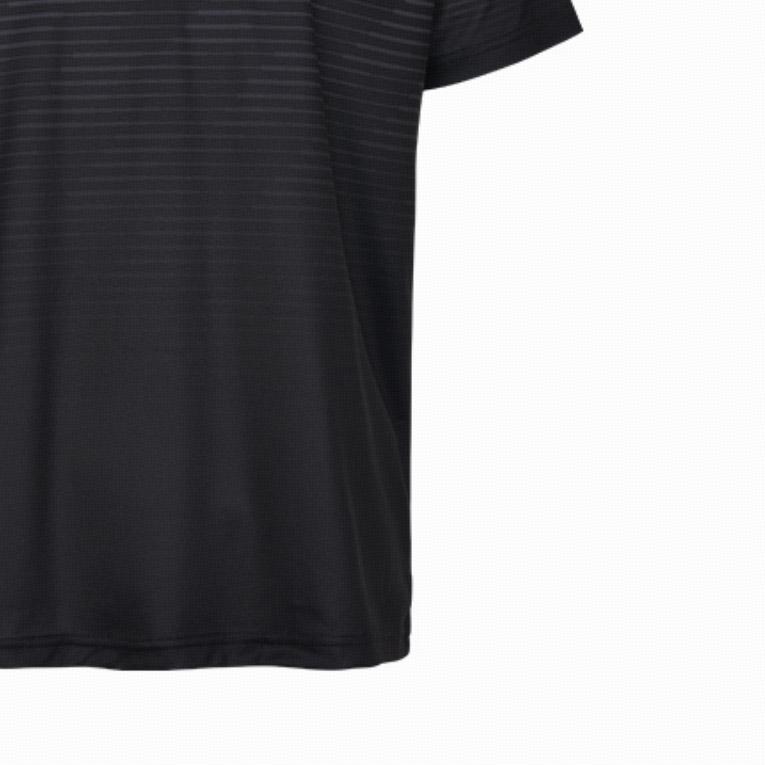 Under Armour Удобная полосатая футболка с V-образным вырезом и коротким рукавом, унисекс, топы, черная 25500519-001