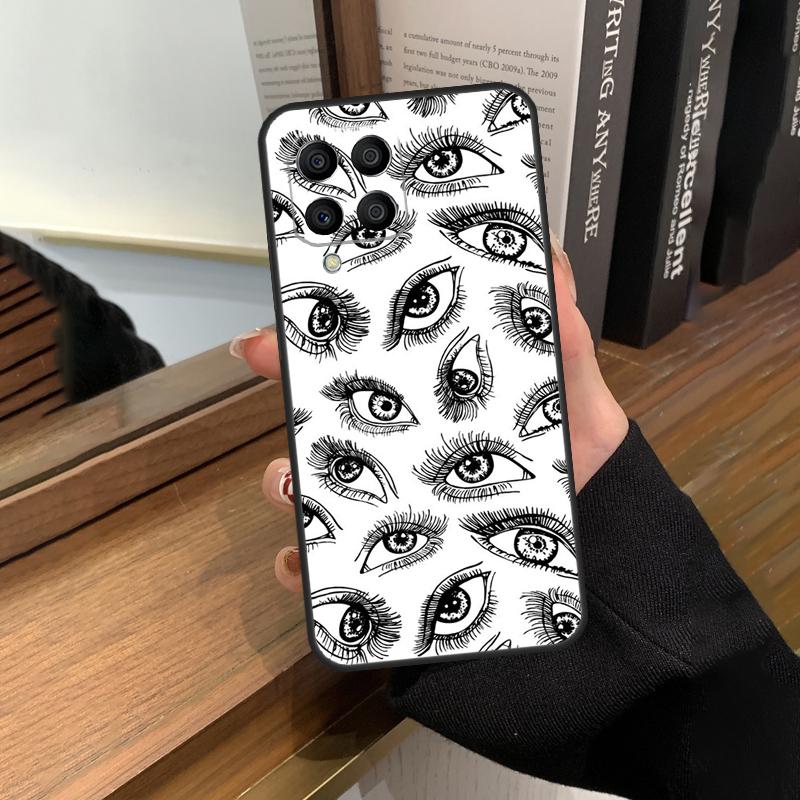 Чехол 'Страшное Лицо Глаза' для Samsung Galaxy M56 M06 M16 M36 M52 M32 M12 M54 M34 M14 M35 M55 M15 M11 M31 M13 M53