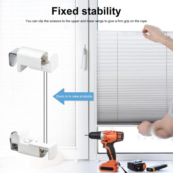 1 комплект зажима для крепления штор, нержавеющий, сверление не требуется, простая установка, зажим, поддержка плиссированного крепления для жалюзи, запасные части