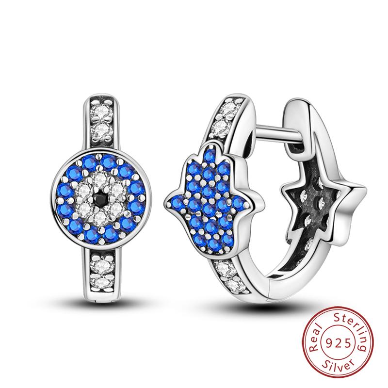 Серьги-тюльпаны из стерлингового серебра 925 пробы для женщин, двойные серьги-кольца в виде бабочки из кубического циркония, изящные помолвочные украшения