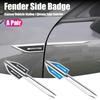 BQAZ9 Car Decoration Metal Sticker Side Leaf Body Accessories For Mercedes Benz AMG W205 W204 W206 W213 W212 W211 W222 W221 W177 W176