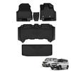 Комплект из 5 шт. 3D ковриков в салон и багажник из TPE Virauto для Nissan Roox 40 Mitsubishi Delica Mini 30 (2020-настоящее время) / Водонепроницаемый с правым рулем