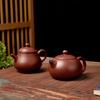 Large Control Kettle Zisha Pot Xishi Dragon Egg Pot Brewing Tea Brewing Teapot Kung Fu Tea Set Purple Clay Teapot Household