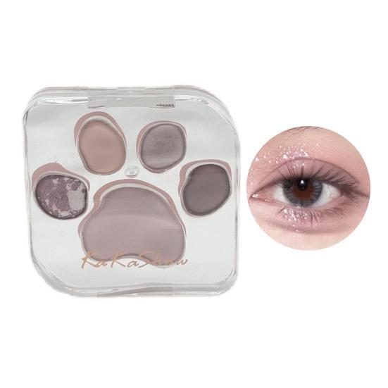 Палитра теней для век Cat Paw, 5 цветов, мерцающие матовые, натуральные, нюдовые, стойкие