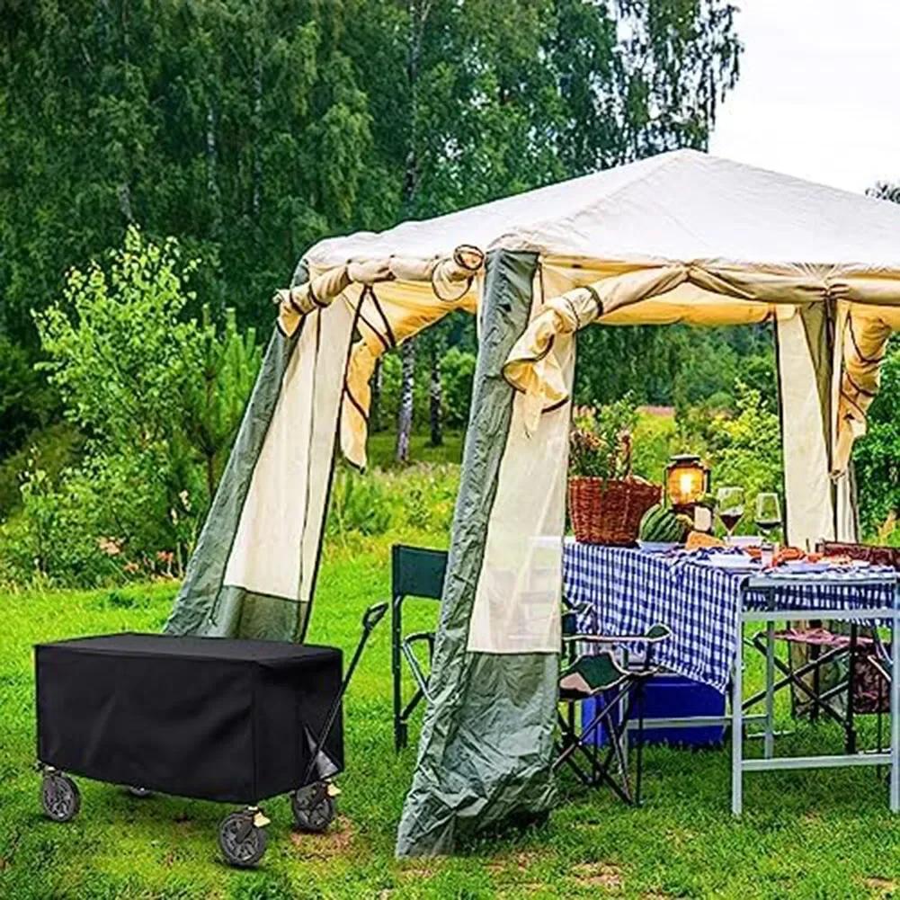 420D Оксфорд Ткань Водонепроницаемый Чехол Для Складной Садовой Тележки 1 * Чехол (Нет корзины)