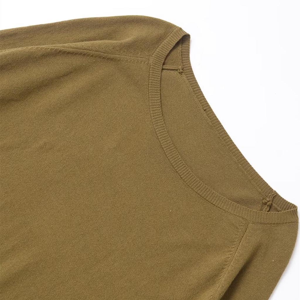 Весна 2025 Женский базовый свитер тонкой вязки