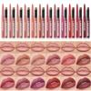 LANGMANNI Twelve-color Diagonal Lipstick + Lip Liner Set Combination Matte Lip Set