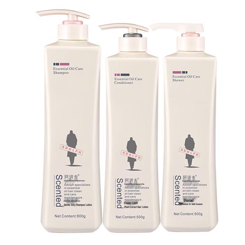 Adolph Essential Oil Silky Hair Care Set