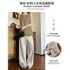 High-quality Linen Cotton White Wide-leg Pants Women's Summer New Loose Straight Casual Pants Slim Lazy Wind Mopping Pants