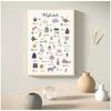 Alphabet Number Wall Art Posters Nursery Canvas Print Painting Montessori Education Poster Nordic Wall Pictures Kids Room Decor