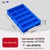 Multi-Compartment Rectangular Plastic Storage Box