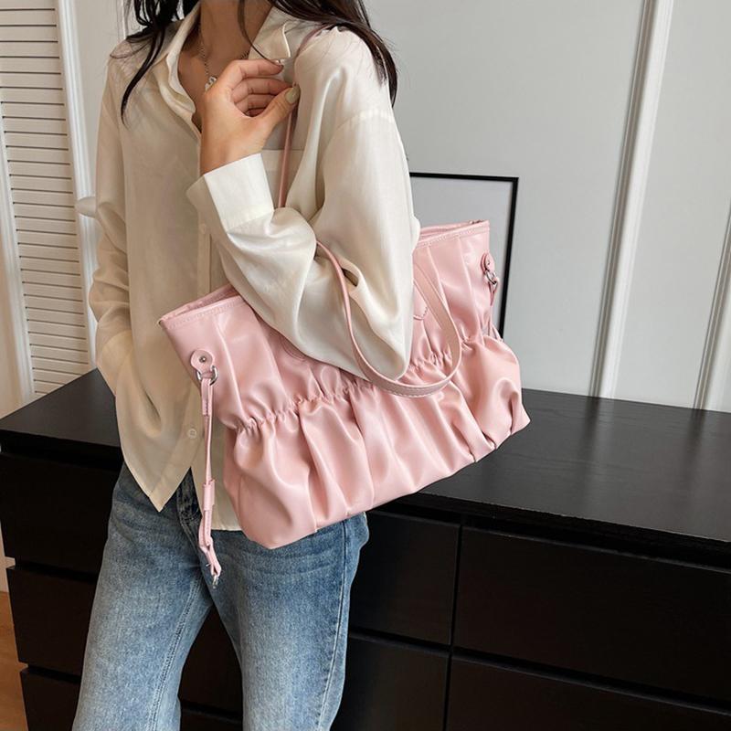 Горизонтальная сумка-облако, плиссированная большая сумка, осенне-зимняя новая сумка на плечо под мышками, модная женская сумка