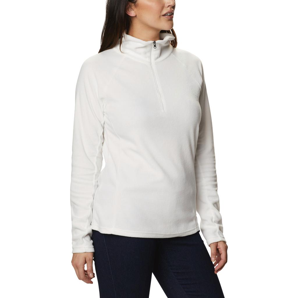 Columbia Glacial IV Half Zip Fleece, Womens White Fleece