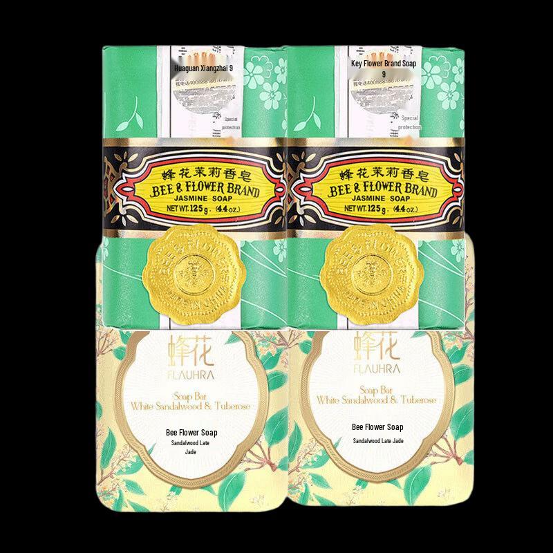 Набор ароматного мыла Bee & Flower с ароматом Жасмина и Белого Сандала