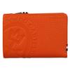 Маленький кошелек бифолд, Натуральная кожа, Застежка на L-образную молнию, КОШЕЛЕК СЕРИИ PICCOLO, Мужской и женский, 22615, Оранжевый