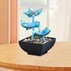 Настольный фонтан для дома, водопад, украшение, подарочный стол с камнями, светильники для дзен