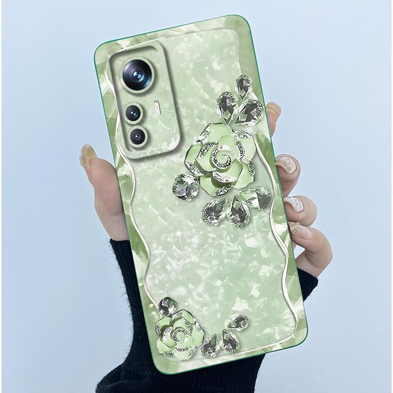 For Xiaomi 12 Lite 12T Phone Case Fashion Simplicity Oil Painting Cover Soft Liquid Silicone Shell For Xiaomi Mi 12T Pro Fundas