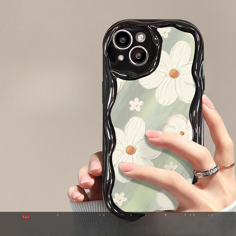 Подходит для Apple 14promax Чехол для мобильного телефона iPhone 13 Summer Flower Chain 11/12mini Противоударный силиконовый