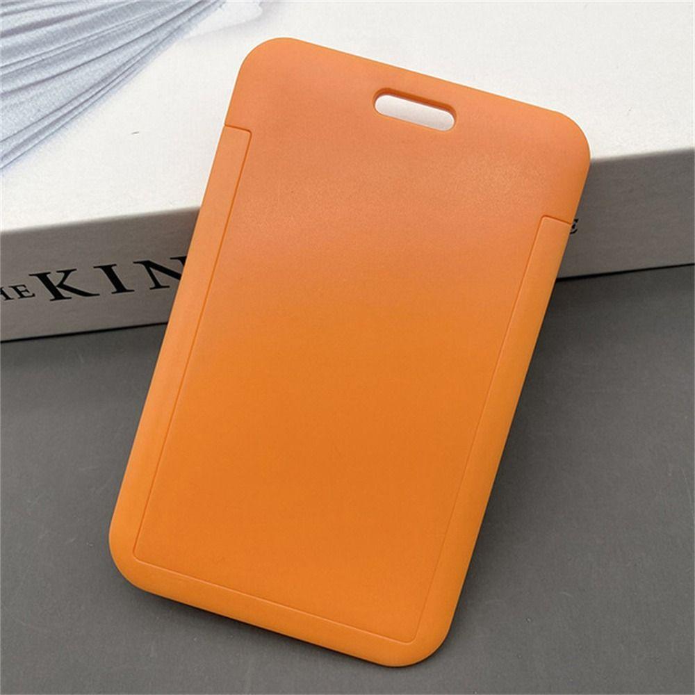 Work Card Sliding Cover Business Badge Holder Name Badge Holder ID Card Holders Bus Card Sleeve