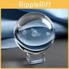 Exquisite Crystal Clear Laser Engraved Solar System Ball 3d Miniature Planets Sphere