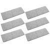 6Pcs Mop Cloth Replacement Machine Washable Mop Head Pad for Home Floor Cleaning 33x12cm