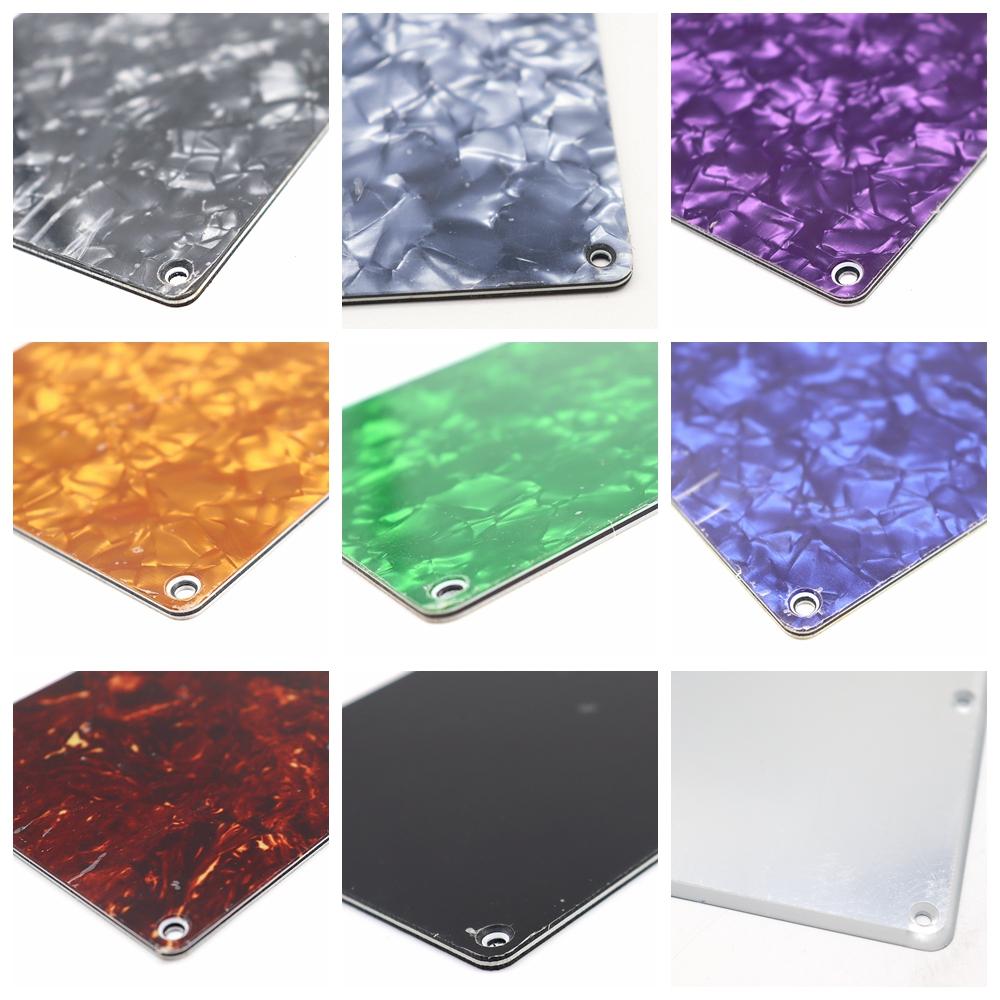6 Hole Pvc Guitar Back Plate Pickguard Tremolo Backplate For St Modern   Style Electric Guitar Special Offer
