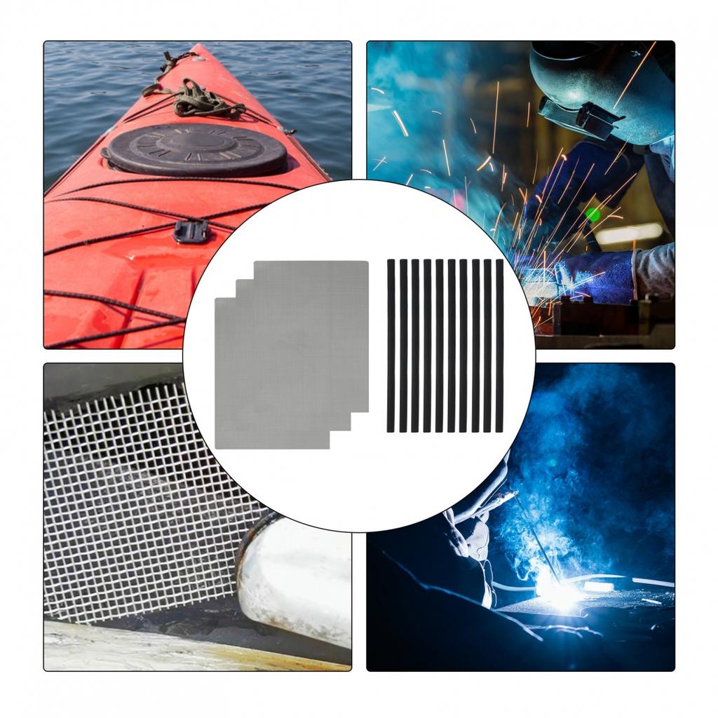 23x1cm Plastic Welding Rods with 3 Mesh for TPO and For PP Plastic Repairs