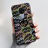 Чехол для телефона Nokia 7.2 / Nokia 6.2 Милый Кролик с Сердечками Черный Мягкий Силиконовый ТПУ Защитная Задняя Крышка Чехол Nokia6.2 Nokia7.2