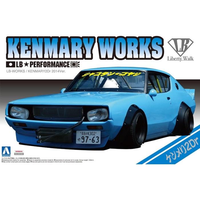 Aoshima 1/24 Liberty Walk No.6 LB Works Kenmeri 2Dr 2014Ver. Plastic Model Kit