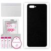 apgo Protective Skin Sticker for the Back Compatible with Oppo K1, Wrap Film, Foil, Vinyl - Pattern Matte Black