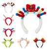 Cute Stuffed Dragon Head Shape Hair Hoop Women Spa Wash Face Makeup Headband for Photography New Year Hair Accessories