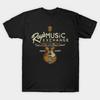 Мужская черная футболка с принтом Ray'S Music Exchange 1946 Винтажная Хлопковая футболка с принтом на бумаге для термопереноса без вырезания