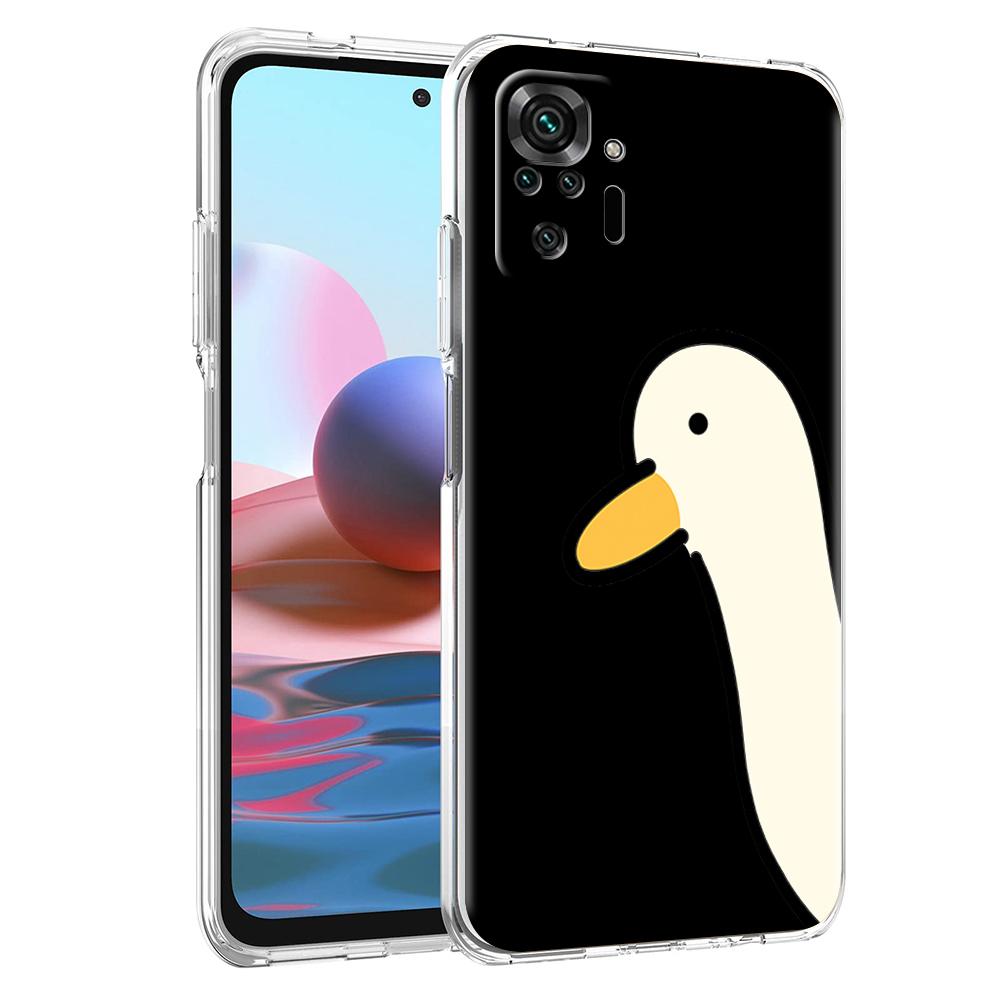 Мультяшный Утенок Сомнения Чехол для Телефона Для Xiaomi Redmi Note 12 4G 11 10 Pro 5G 10C 10S 9S 9 9T 8T 9C 9A 8 8A 7 K50 K40 Игровой Чехол