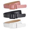PU Leather Trouser Dress Belts Retro Style Leather Belt Durable Women Waistband  for Girl Dress