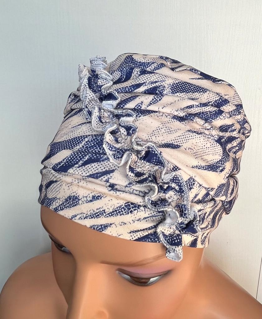 Turban Kalina Z Wiskozy 362 Czapka Podwójna Także Po Chemioterapii
