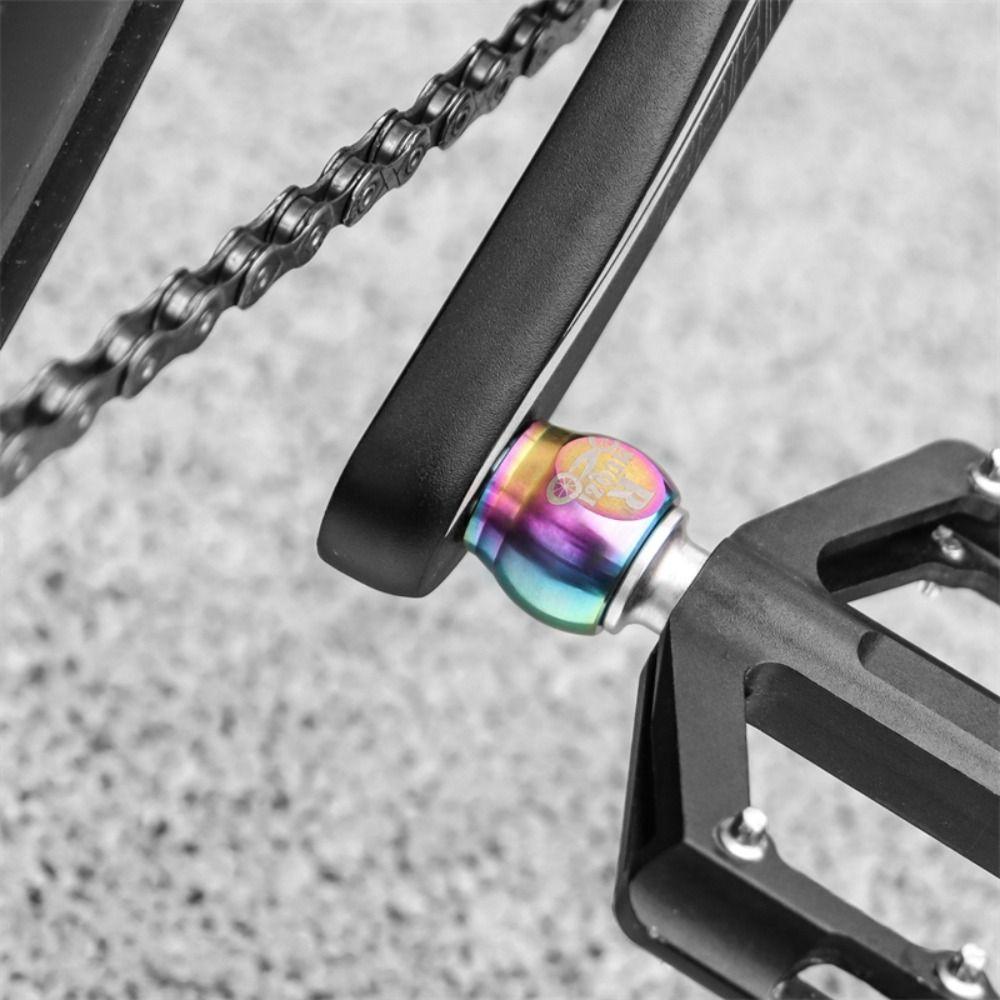 1 Pair Thicken Bike Pedal Axle Extenders 20MM Bike Pedals Adapters Bolt Folding Bicycle