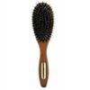 Inter-vion Professional Wood Hairbrush with Natural & Nylon Bristles for Optimal Styling