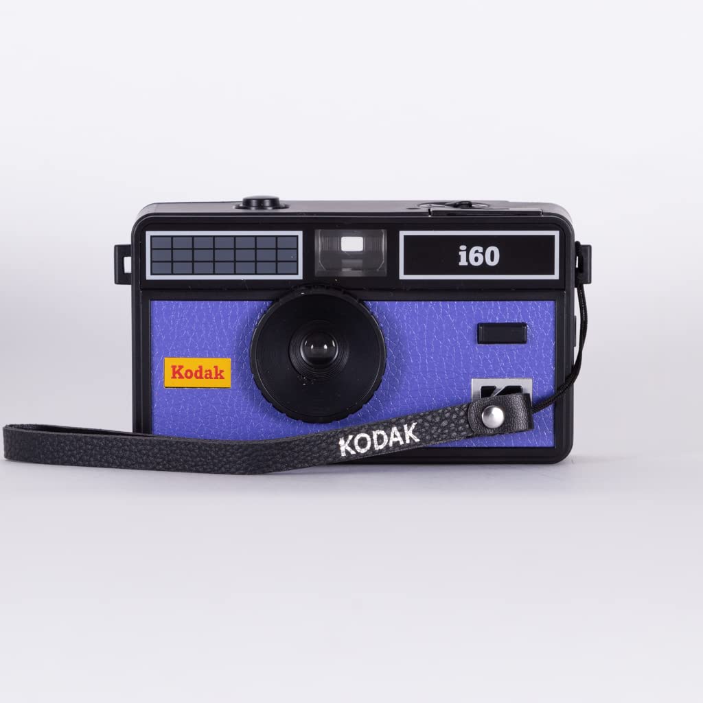 Kodak i60 Многоразовая 35-мм пленочная камера - Ретро-стиль, Без фокусировки, Встроенная вспышка, Нажми, Выдвижная вспышка (Очень Пери)