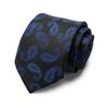 Мужской жаккардовый полиэстеровый полосатый галстук 7,5 см для официальных мероприятий или собеседований