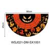 Halloween decoration semi-circular flags Outdoor and indoor Halloween decorations banner fan-shaped flags