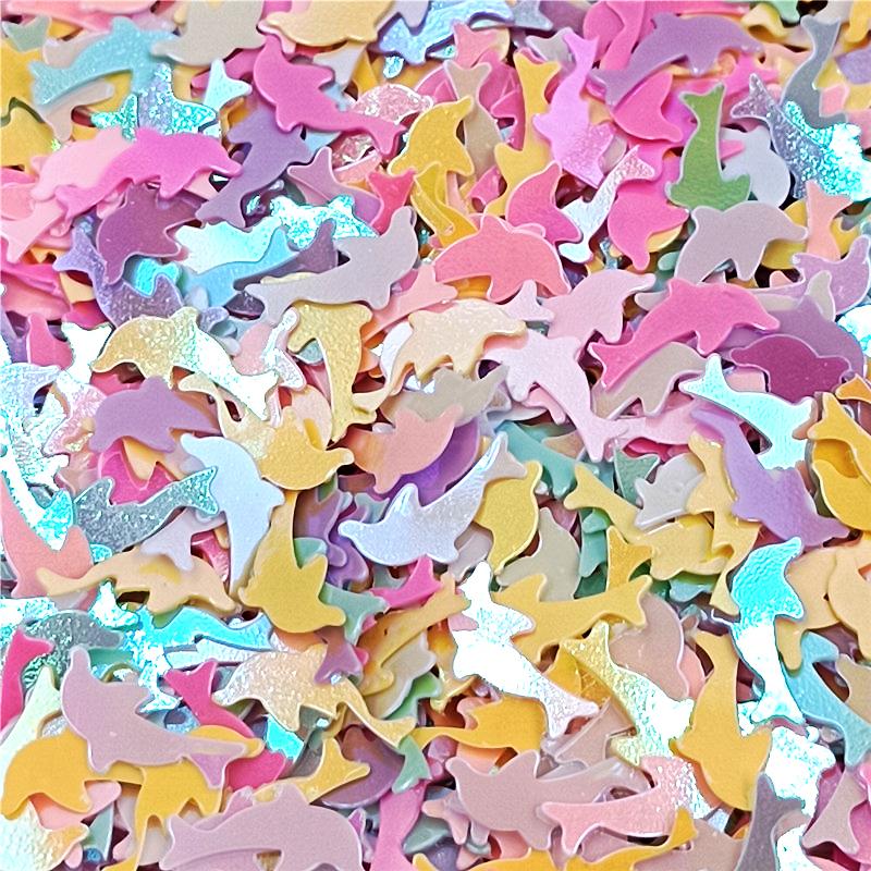 3000 шт. декоративный Дельфин DIY материал патч модный чехол для телефона фантомный цвет ПВХ ювелирные аксессуары милые животные чашка для воды