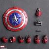 MARVEL UNIVERSE VARIANT PLAY ARTS Кай Капитан Америка подвижная окрашенная фигурка из ПВХ