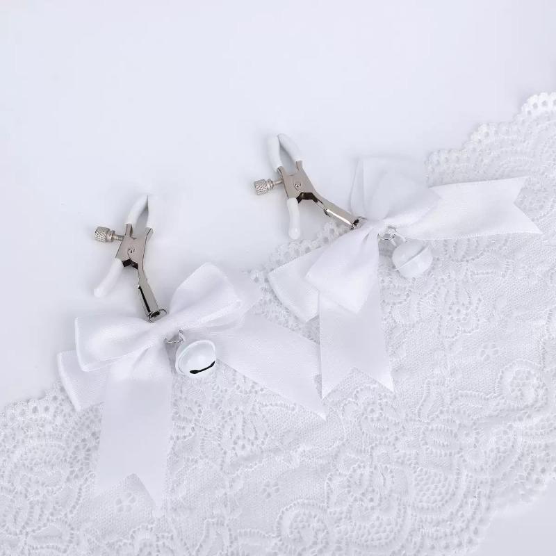 Секс-игрушки, бантики, колокольчики, зажимы для груди, для пар, зажимы для сосков, SM-аксессуары, зажимы для клитора, секс-продукты